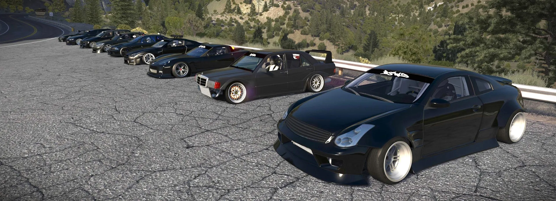 BSWZ Black Pack V2 Car Pack For Assetto Corsa