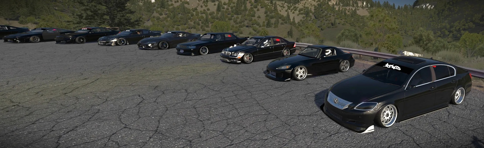 BSWZ Black Pack V2 Car Pack For Assetto Corsa