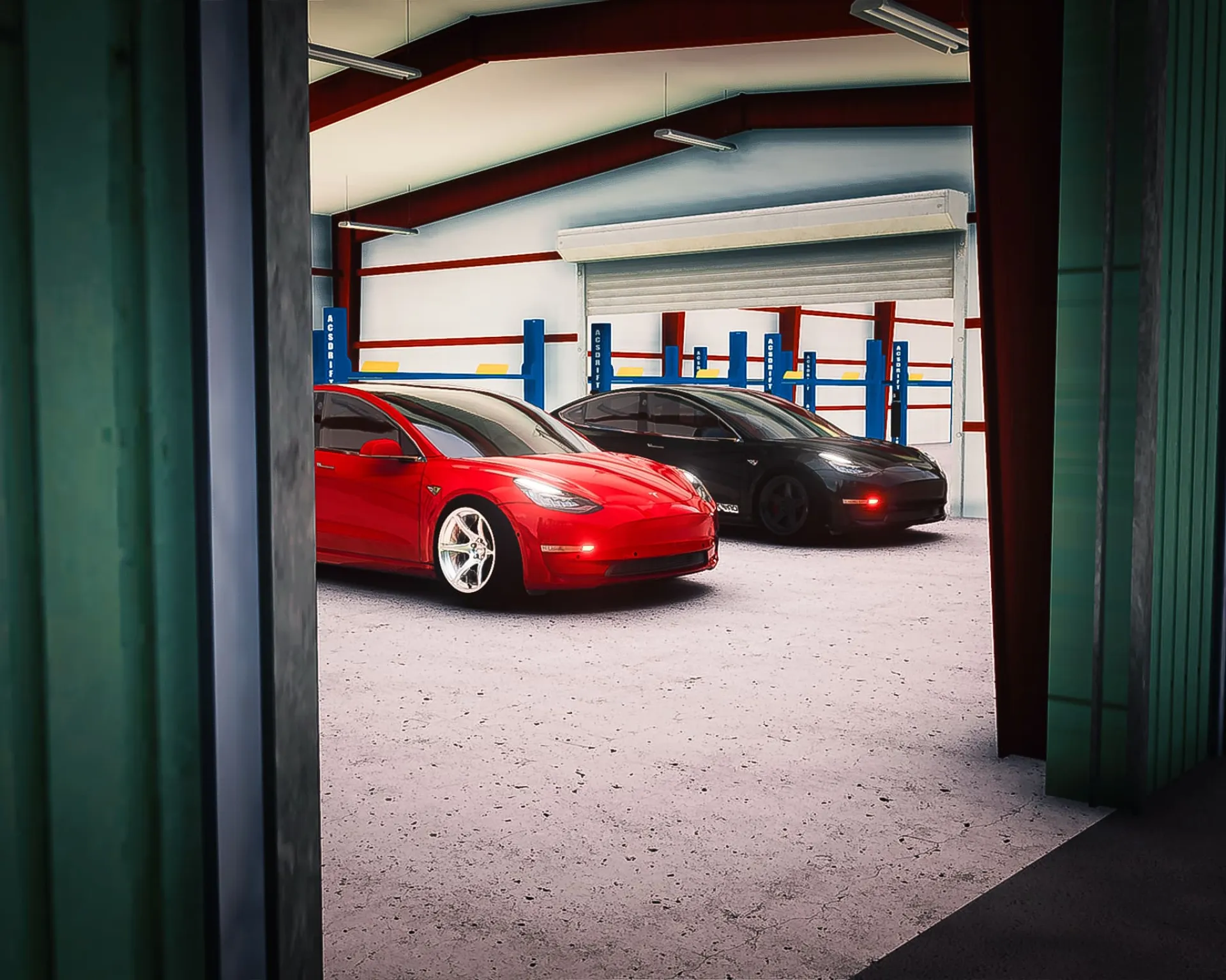 Tesla Model 3 Drift Car Pack Car Pack For Assetto Corsa