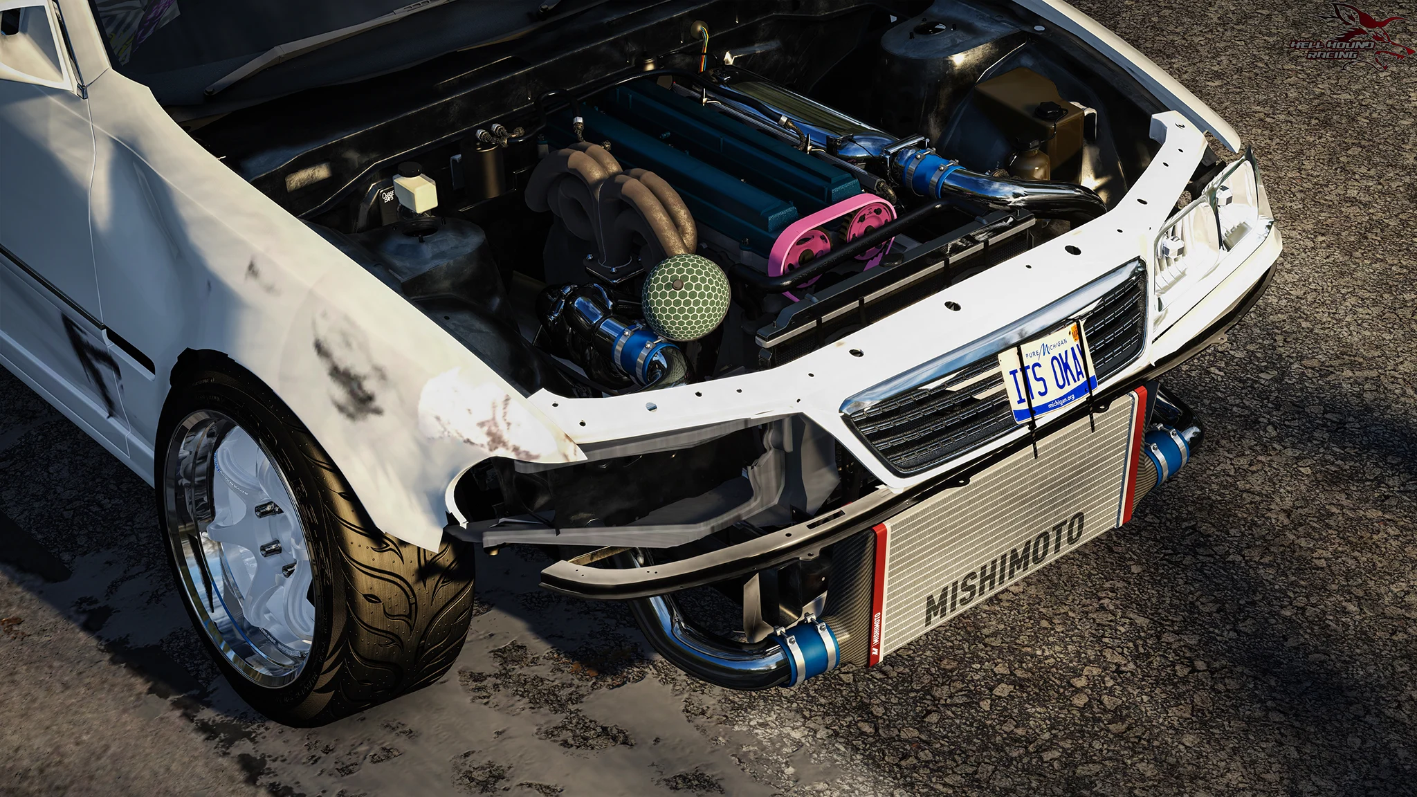 1997 Toyota Chaser JZX100 Missile HHRC Car For Assetto Corsa