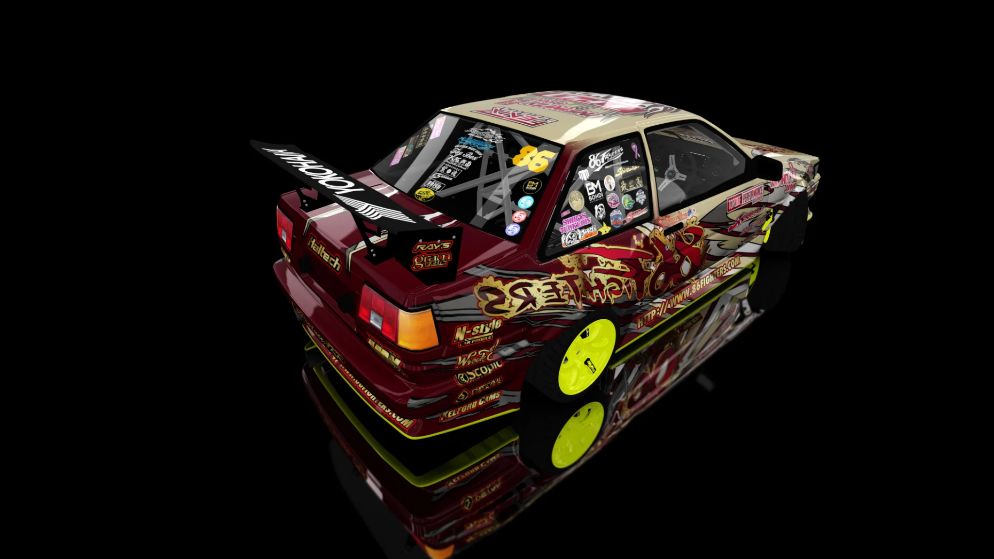 D1NZ Pro Keisuke Nagashima AE86 Car For Assetto Corsa