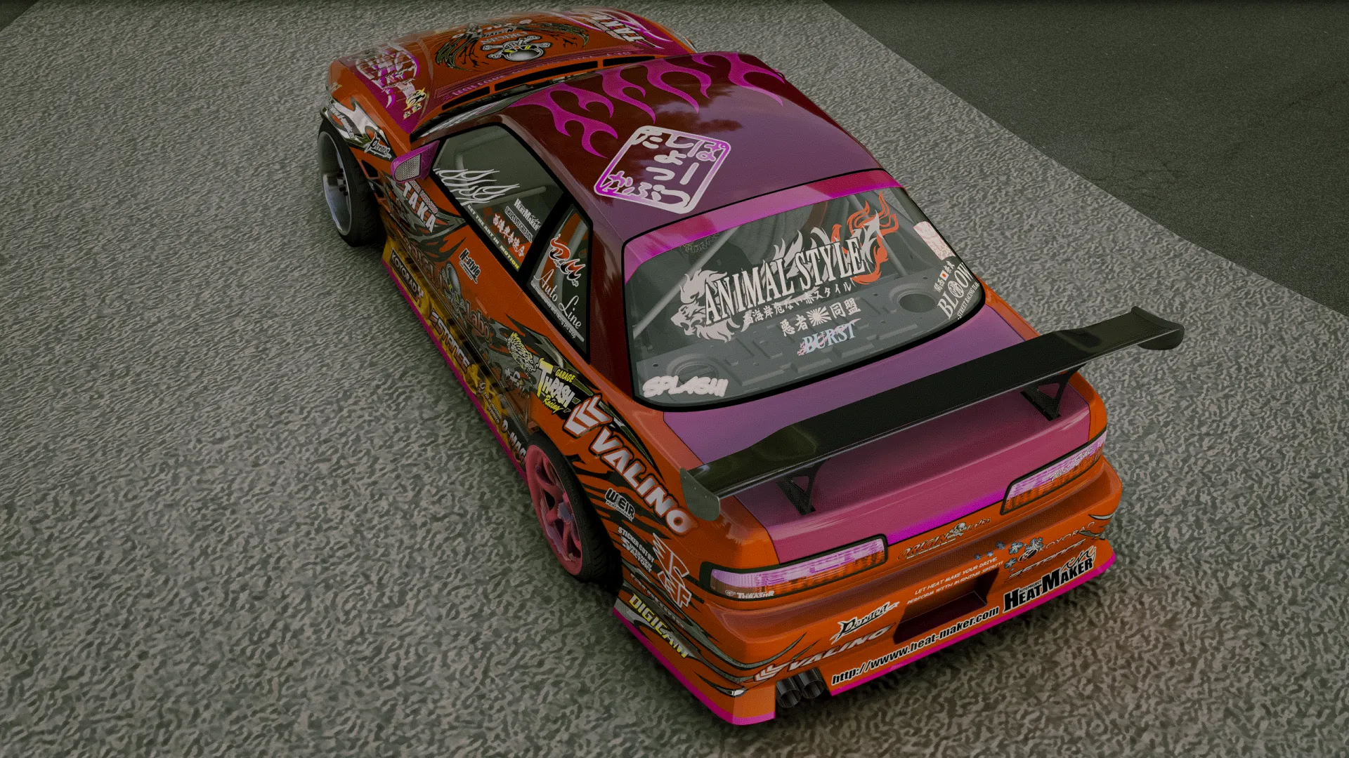Julian Jacobs Animal Style Silvia Car For Assetto Corsa