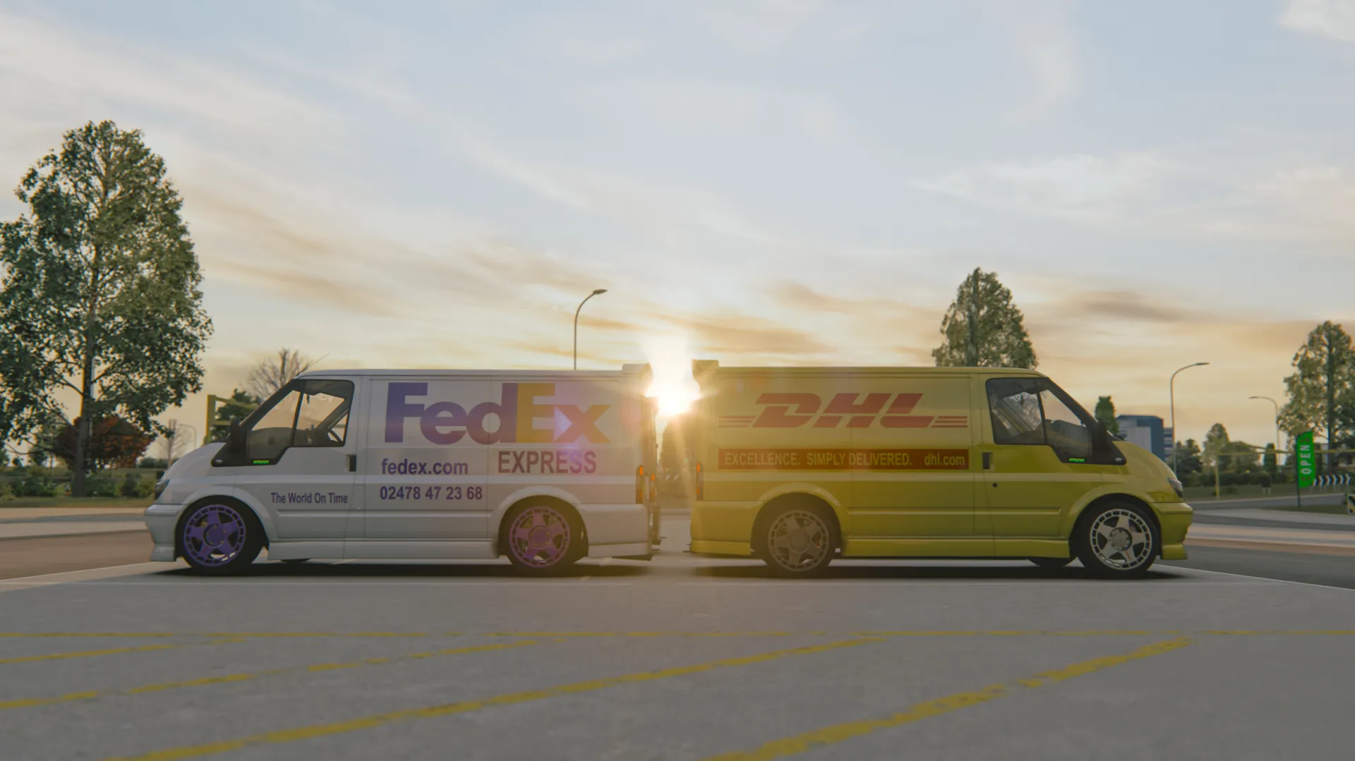 TIResArpi Ford Transit Drift Van Car For Assetto Corsa