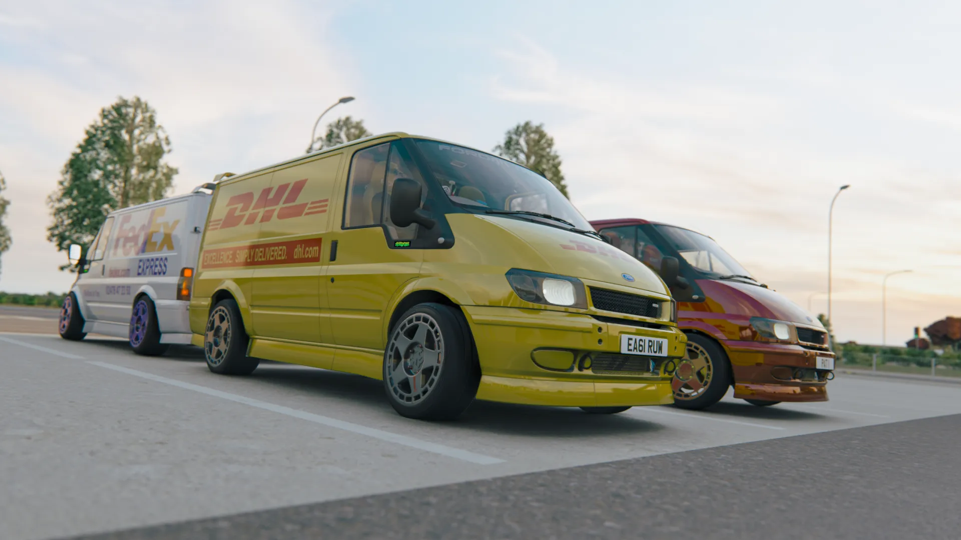 TIResArpi Ford Transit Drift Van Car For Assetto Corsa