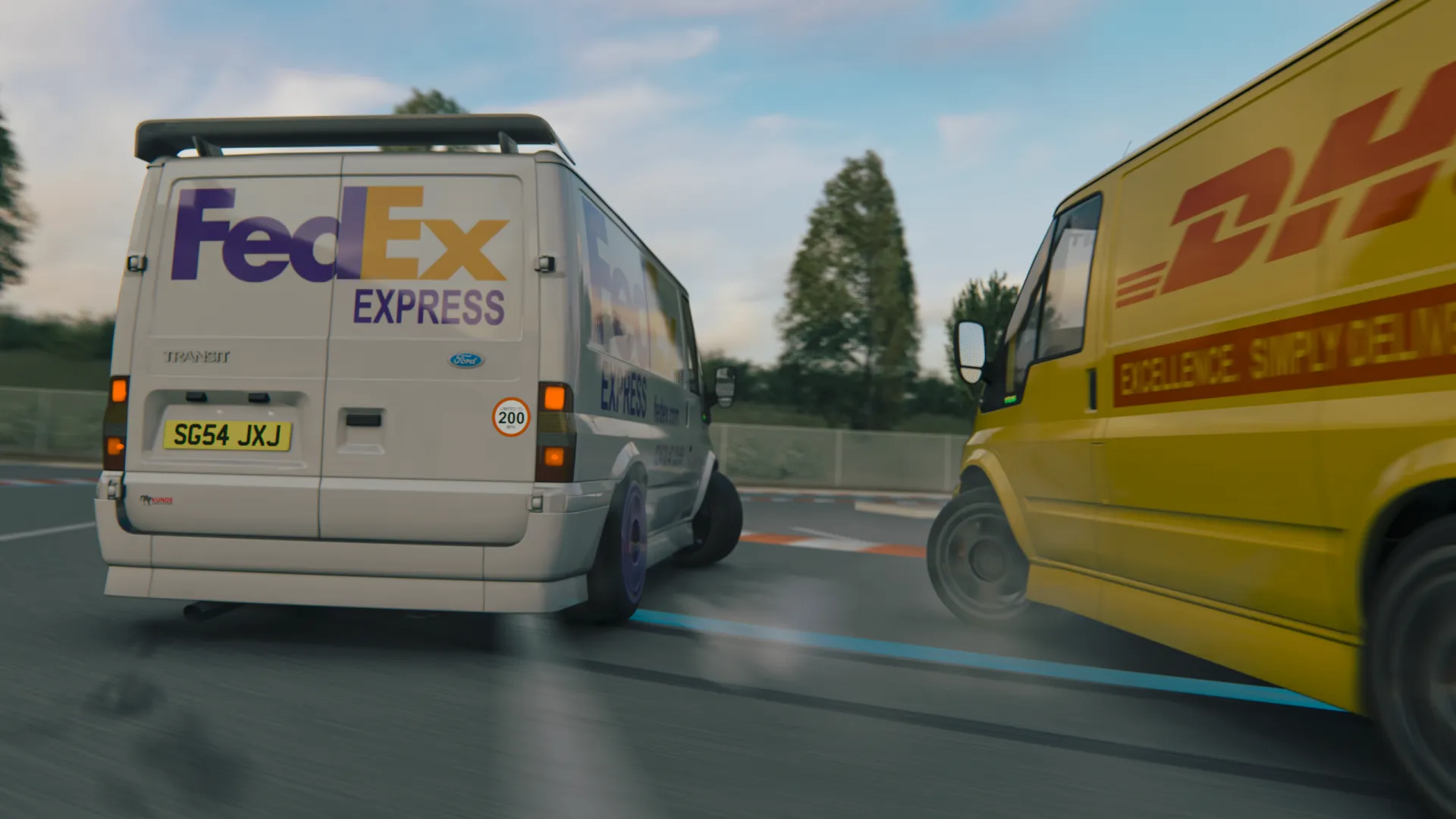 TIResArpi Ford Transit Drift Van Car For Assetto Corsa
