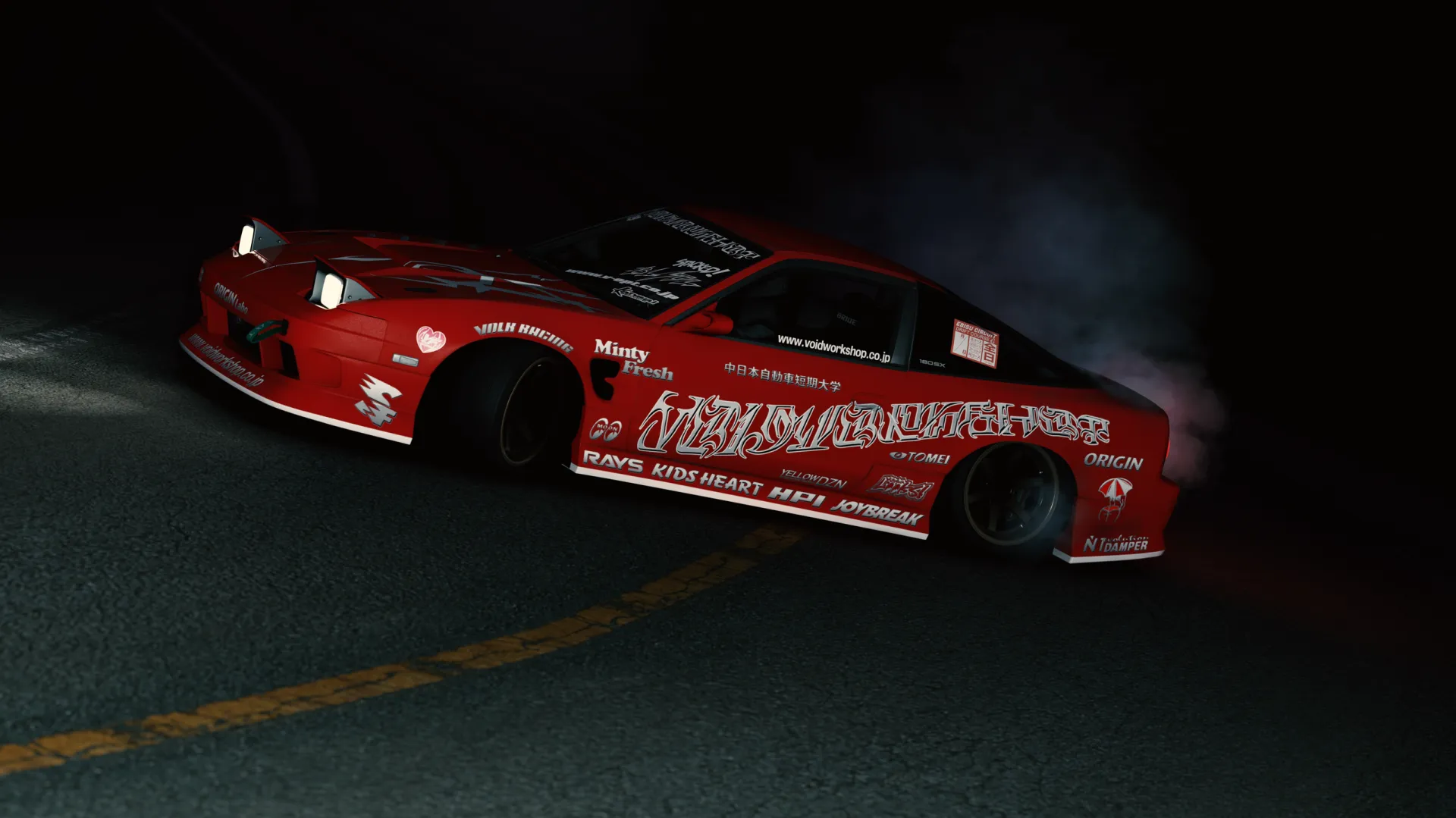 WDTS 180SX VOIDWORKSHOP Livery For Assetto Corsa