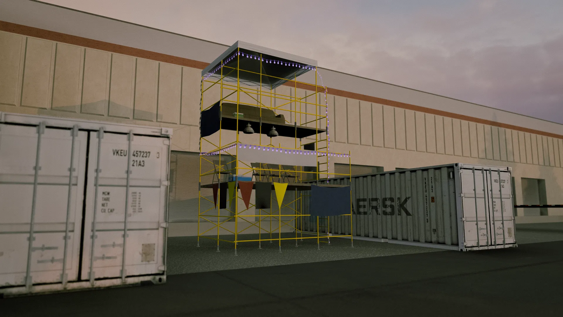 Animal Style Sharking Lot Track For Assetto Corsa