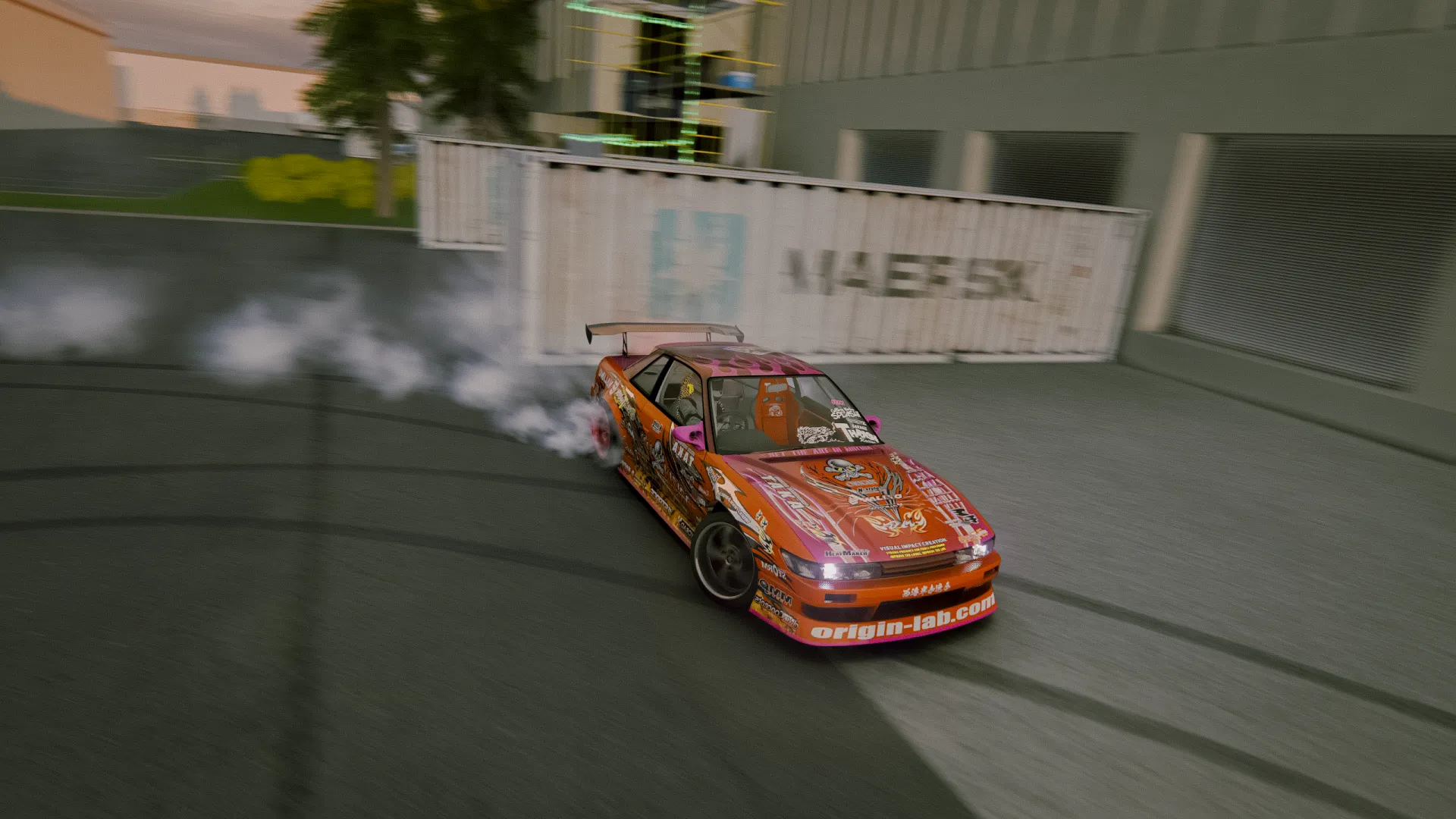 Animal Style Sharking Lot Track For Assetto Corsa