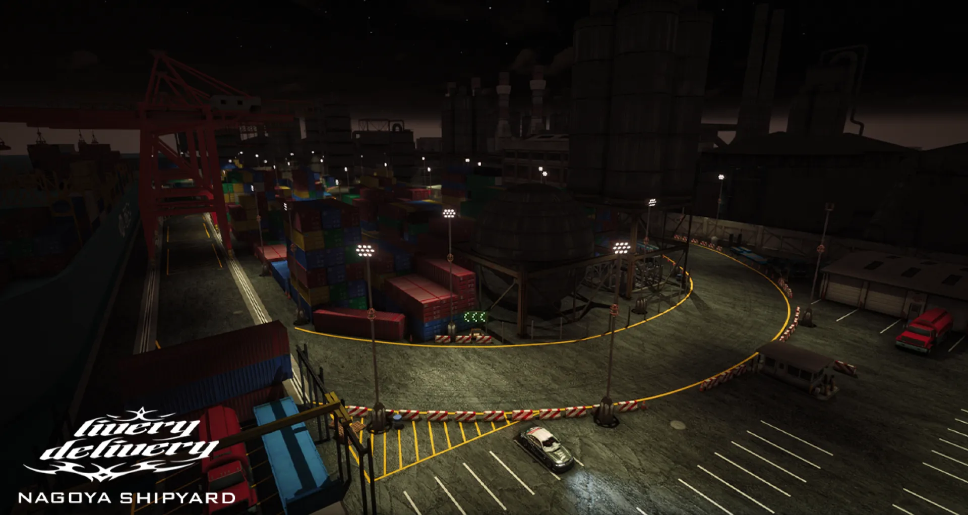 LD Nagoya Shipyard Track For Assetto Corsa