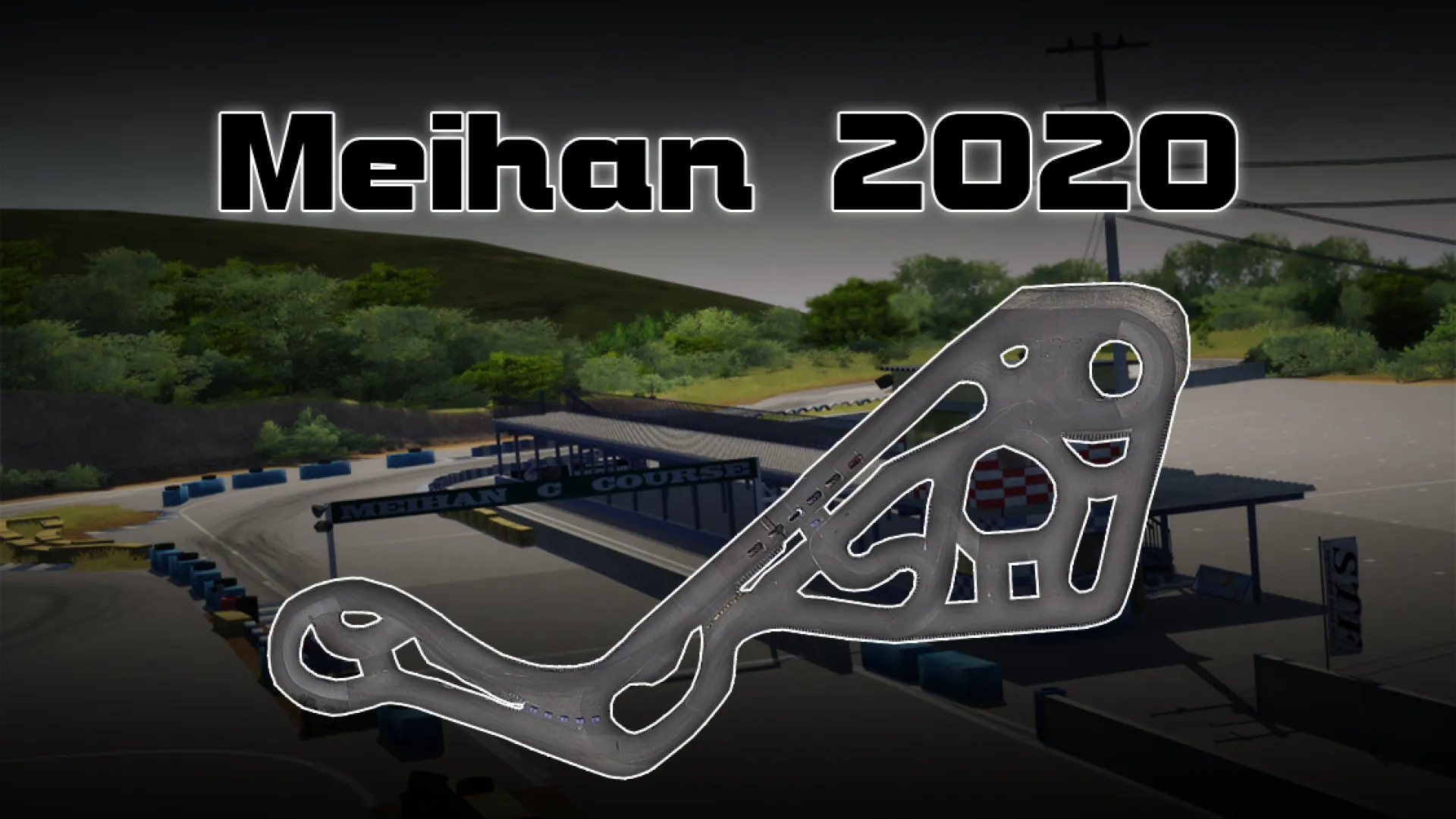 Meihan C Course 2020 by Virtual Drift Champs - Track