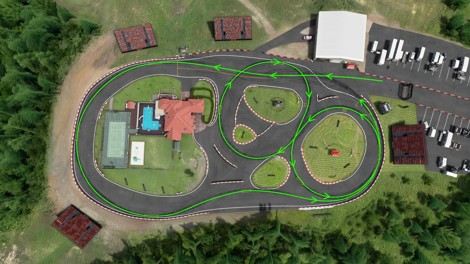 The Drift Mansion  VDC Layout B Add-On Track For Assetto Corsa