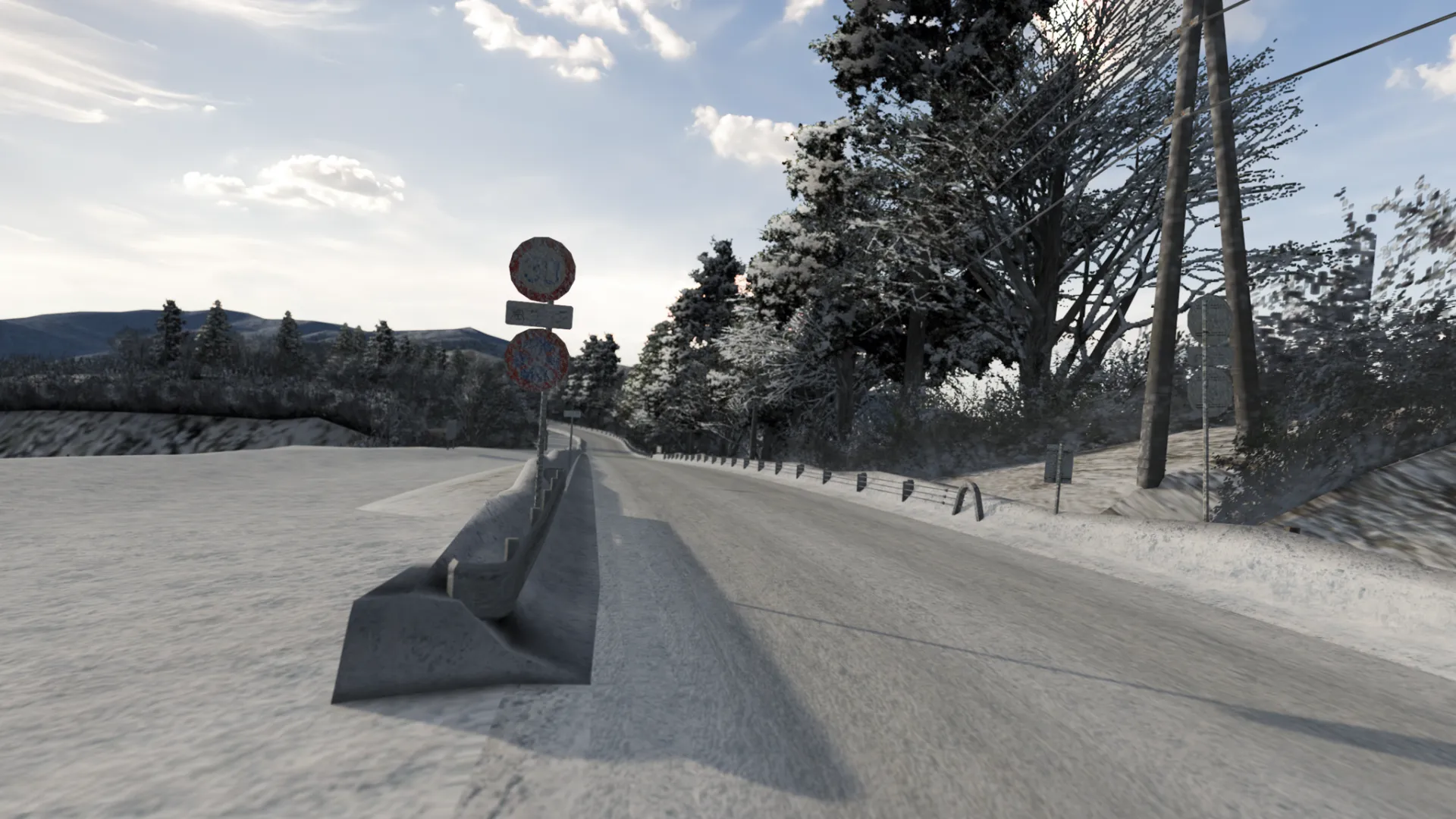 Tsukuba Fruits Line Snow Track For Assetto Corsa