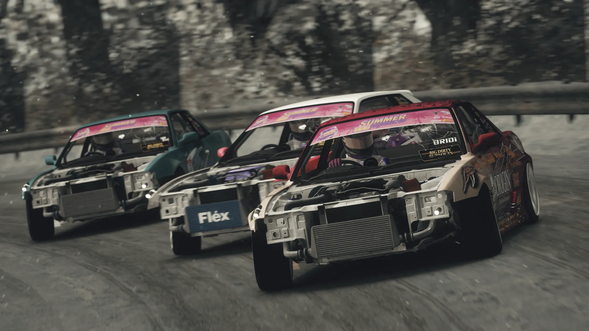 Tsukuba Fruits Line Snow Track For Assetto Corsa