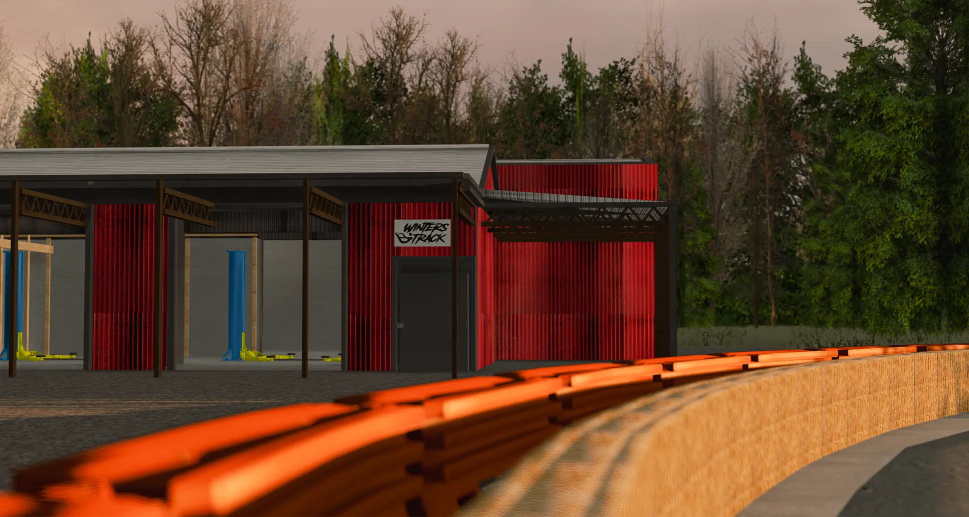 Winters Drift Track  Track For Assetto Corsa